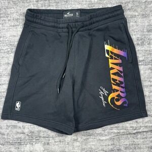 Nba LA Lakers Hollister Shorts Men's XS Autograph Los Angeles Black Purple Gold
